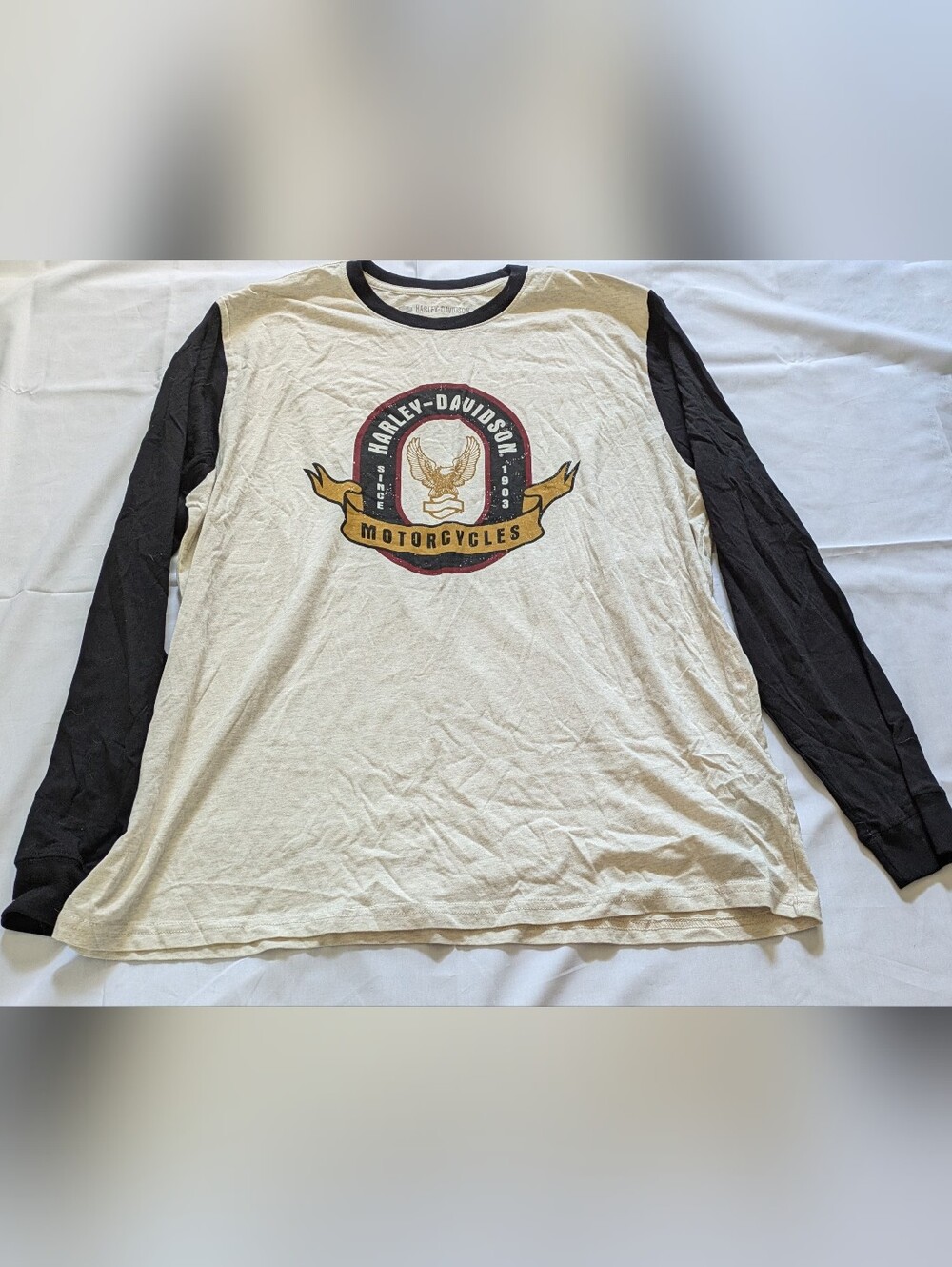 Harley-Davidson Motorcycles Since 1903 Cotton Long Sleeve Shirt